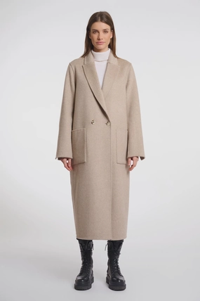 Versatile Layering Weight CompactPacking Rino & Pelle Adria Reversible Coat in Birch Check