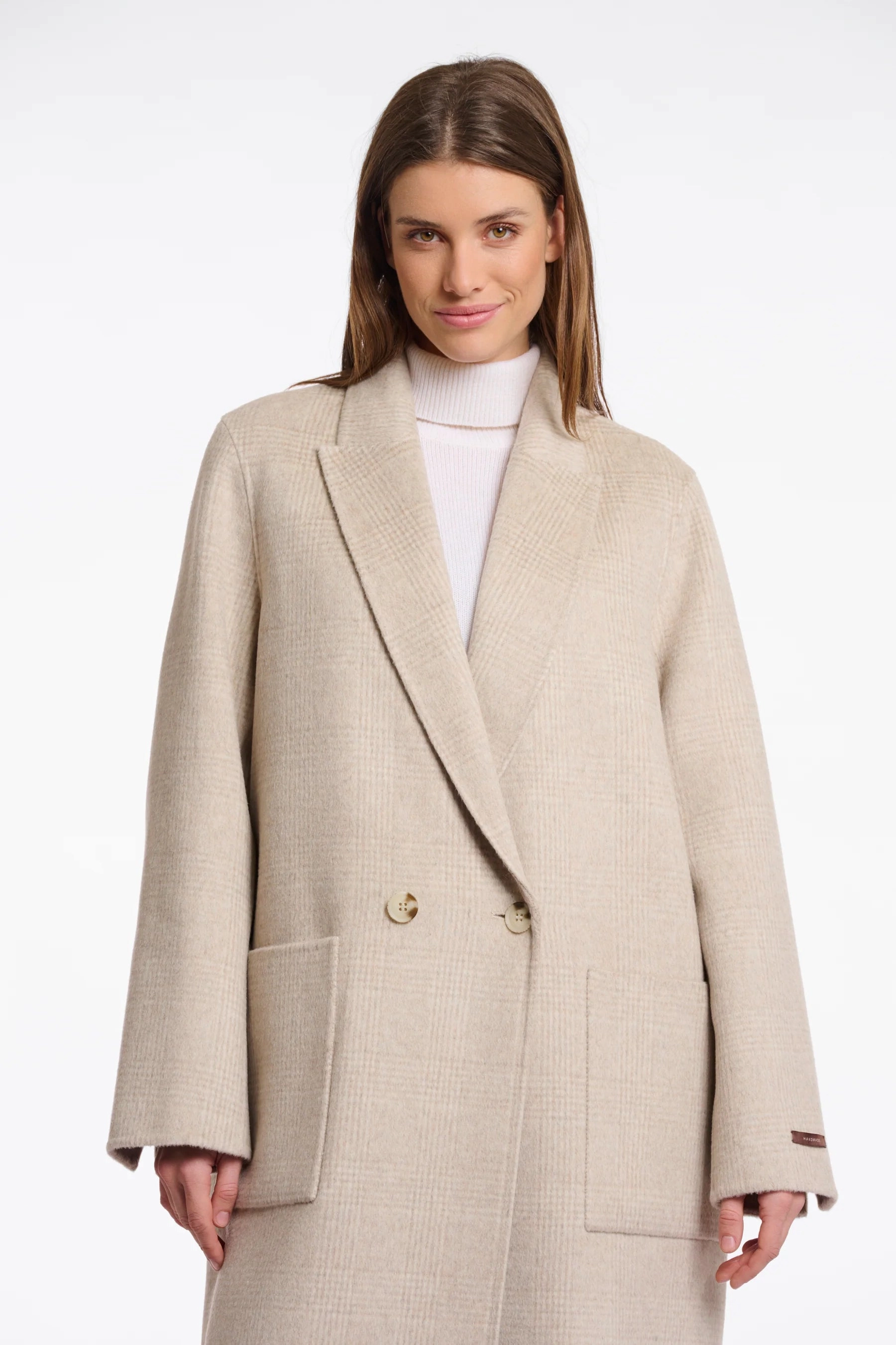 CompactPacking PFC Free Treatment Rino & Pelle Adria Reversible Coat in Birch Check