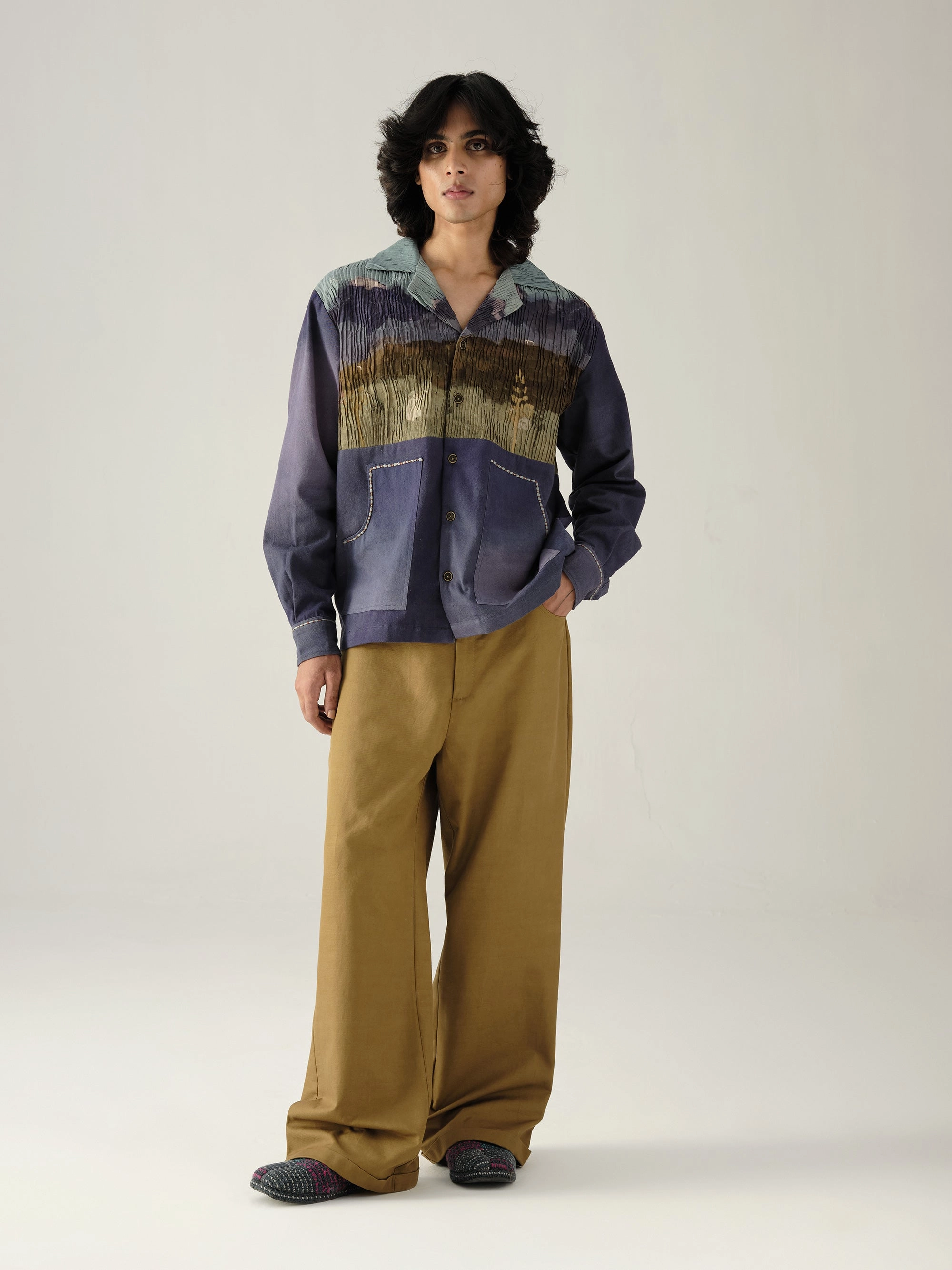 Dali Pant Mesh Panel Casual Comfort Look