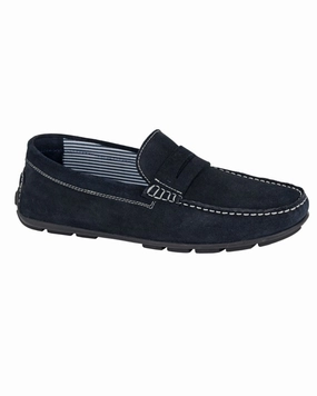 Grass Step Roamers Mens Square Toe Saddle Loafer