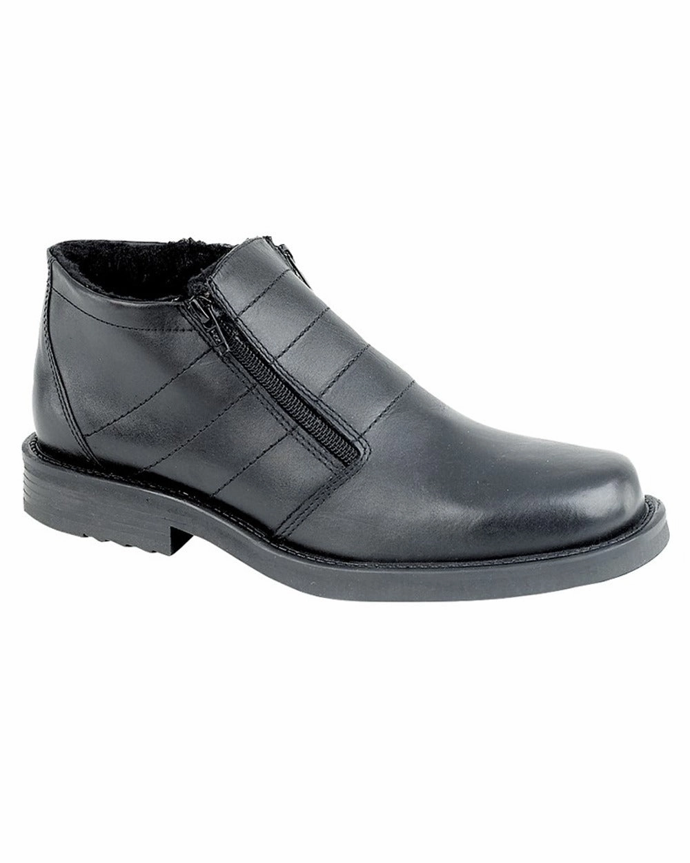 Suede Surface Roamers Mens Twin Zip Thermal Lined Boots