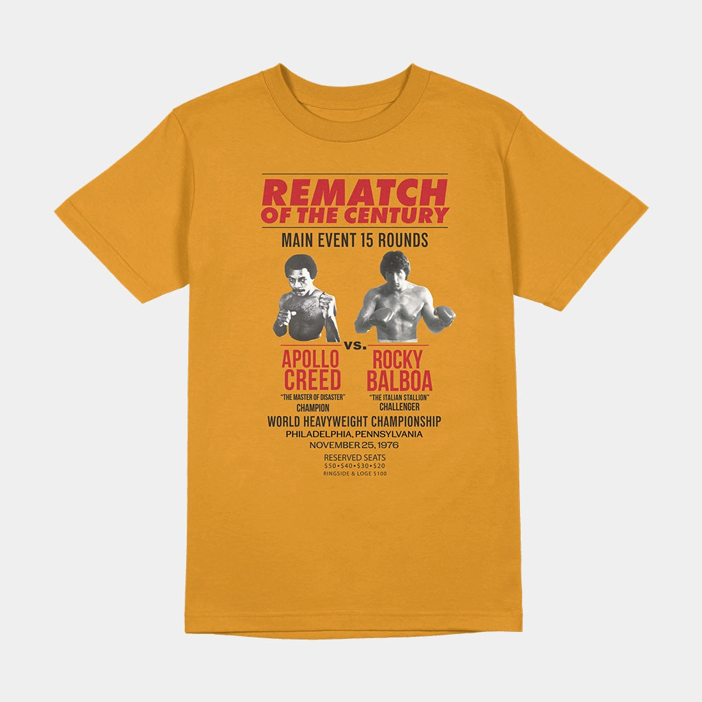 ROCKY REMATCH OF THE CENTURY POSTER SHIRT Brushed Interior