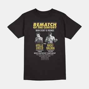 UltraSoftInterior FlexibleCuffs ROCKY REMATCH OF THE CENTURY POSTER SHIRT