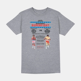 ROCKY SUPER FIGHT POSTER SHIRT WaterRepellent Finish PreShrunkFabric