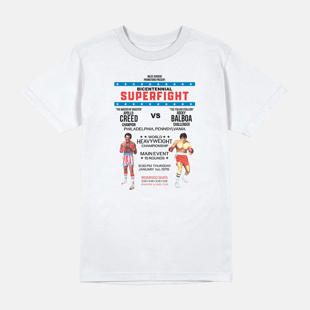 ROCKY SUPER FIGHT POSTER SHIRT Anti Slip Shoulder Padding