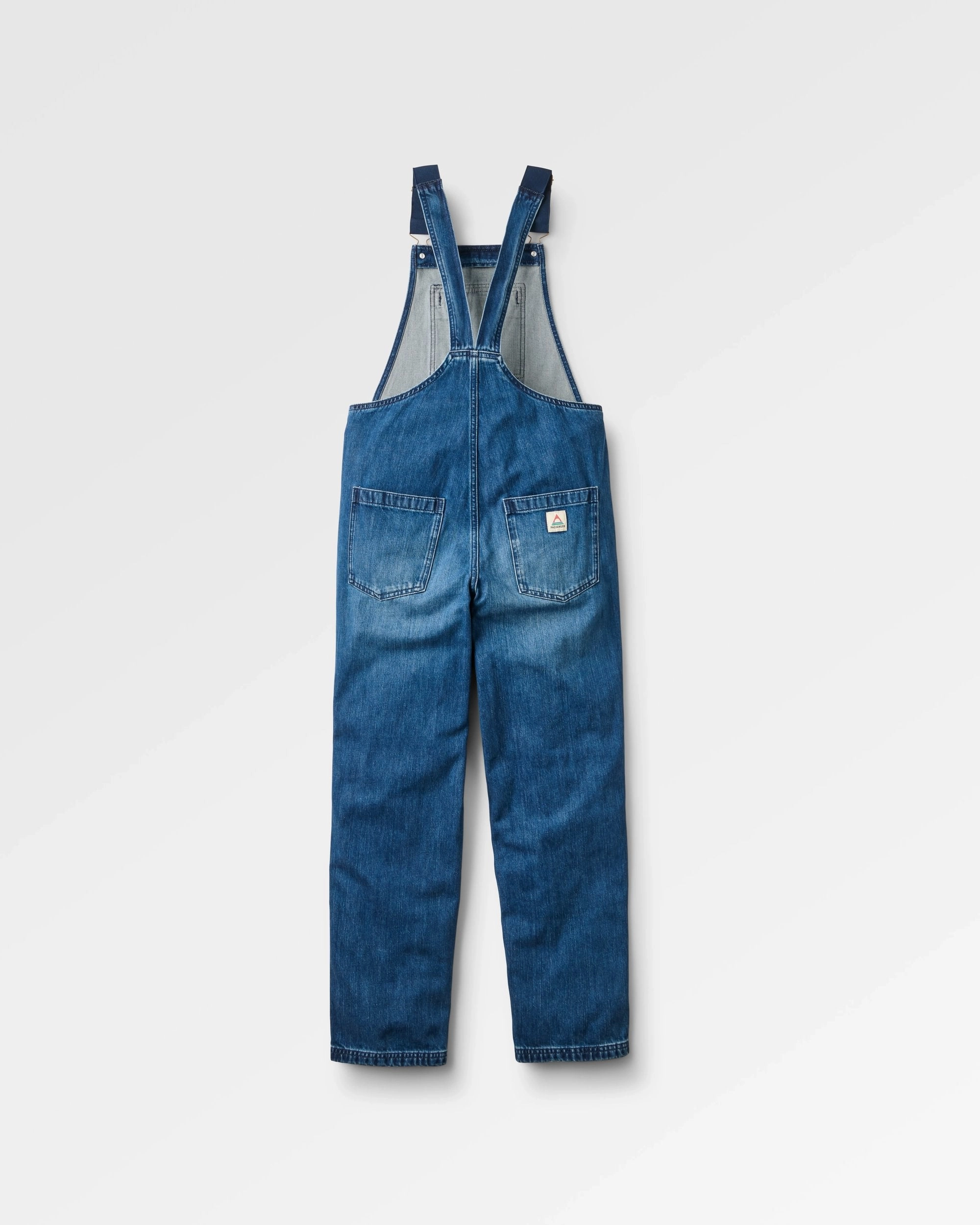 LowProfileTopstitching Shuffle Denim Dungarees - Denim Blue