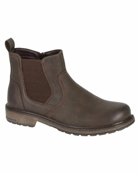 Quality Wear Route 21 Mens Single Gusset Inside Zip Ankle Boots