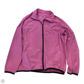 Athletic Jacket By Nike Apparel In Purple, Size: M Practical Cold Piece