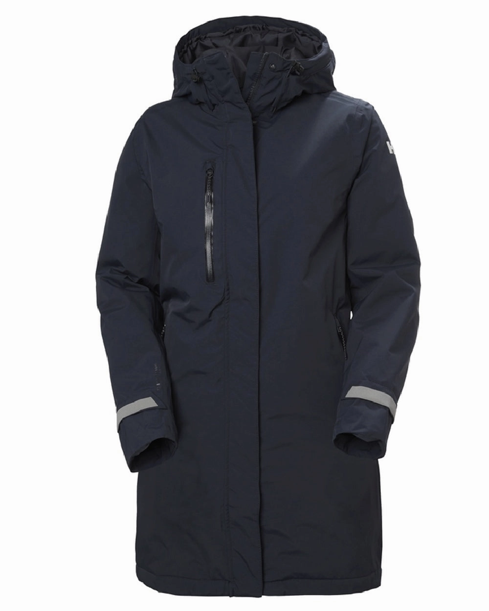 Fray Resistant Edges Rubberized Zippers Helly Hansen Adore Ladies Insulated Rain Coat