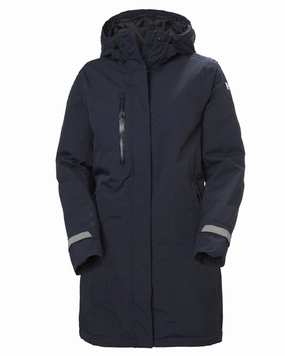 Fray Resistant Edges Rubberized Zippers Helly Hansen Adore Ladies Insulated Rain Coat