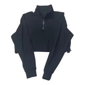 Athletic Jacket By Cmc In Black, Size:L Detachable Components Hidden Ventilation Zones