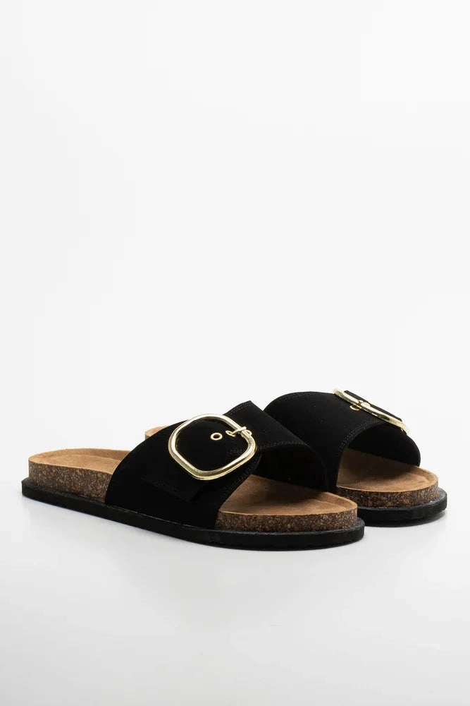 Sandal Blac k Everyday Versatile Footwear