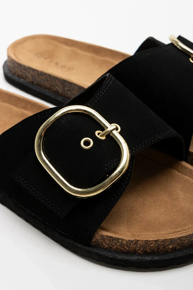 Thong Style Soft Touch Sandal Blac k
