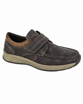 Airy Mesh Scimitar Mens Grain Touch Fastening Casual Shoes