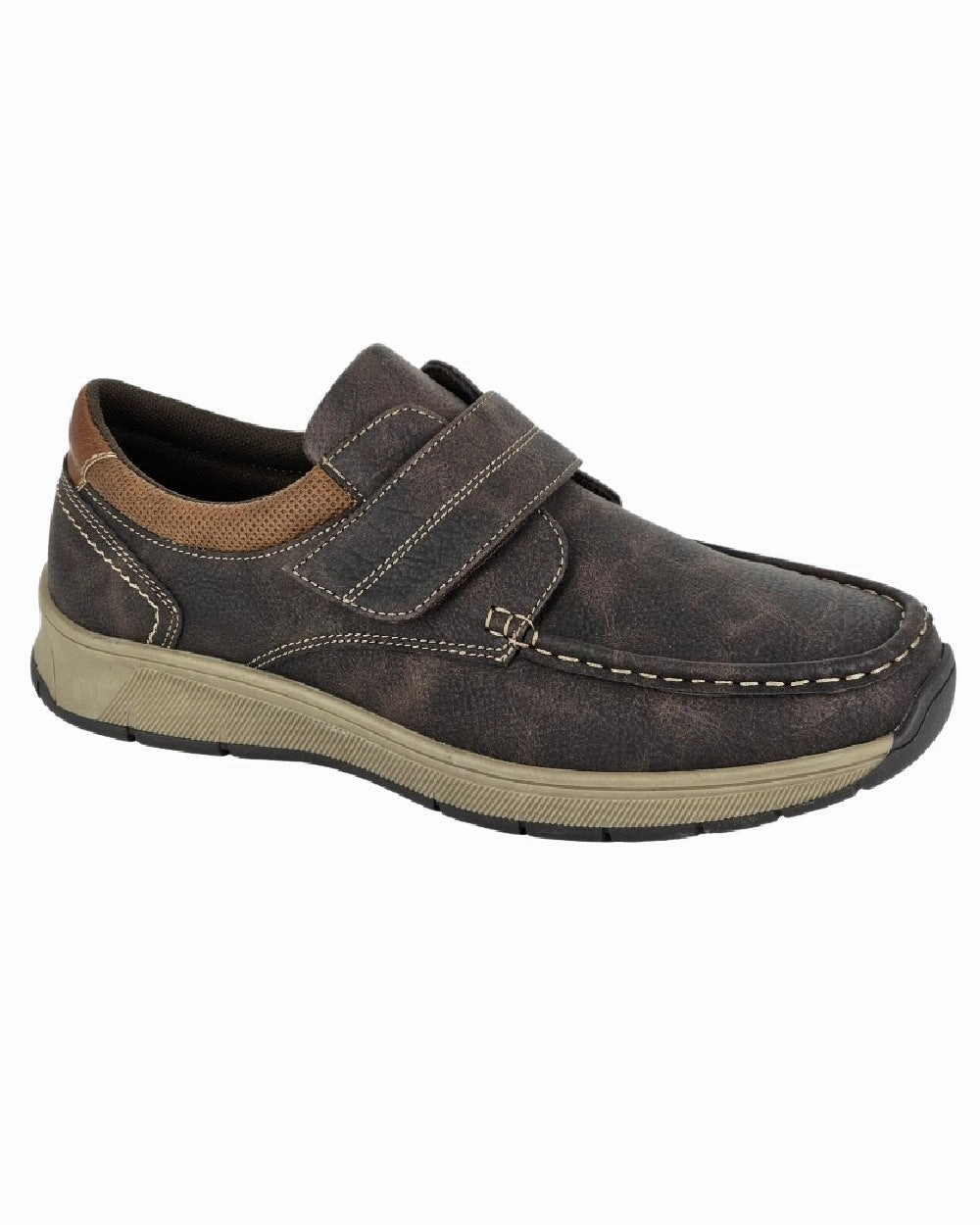 Airy Mesh Scimitar Mens Grain Touch Fastening Casual Shoes
