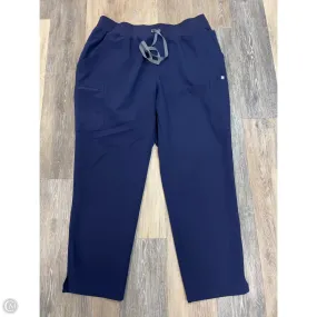Scrub Pants By Figs In Navy, Size: 3x Wrinkle Resistant