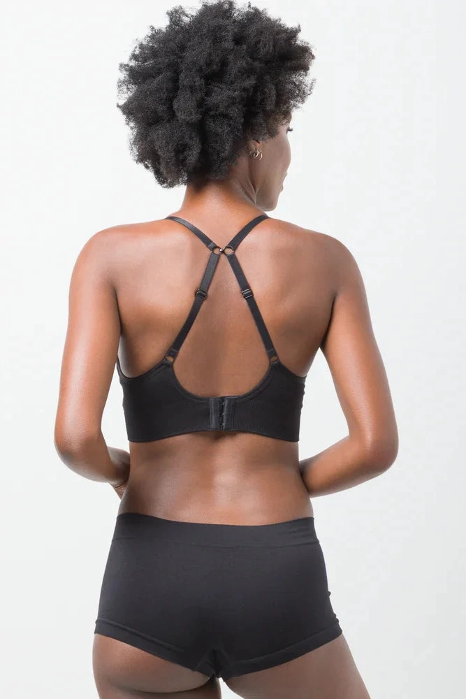 Seamfree Bralette Black Breathable Stretch