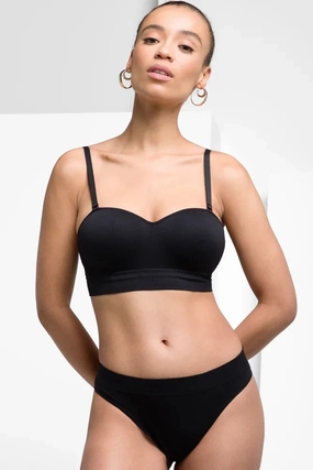 Seamfree Multiway Bra Black Non Restrictive Band