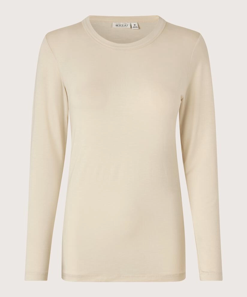 Double Stitched Seams 1006182 MaDoritla Top - Fog