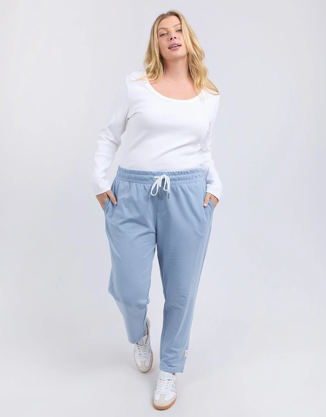 The Lobby Pant - Steel Blue SecureZipperClosures Eco Friendly Fabric