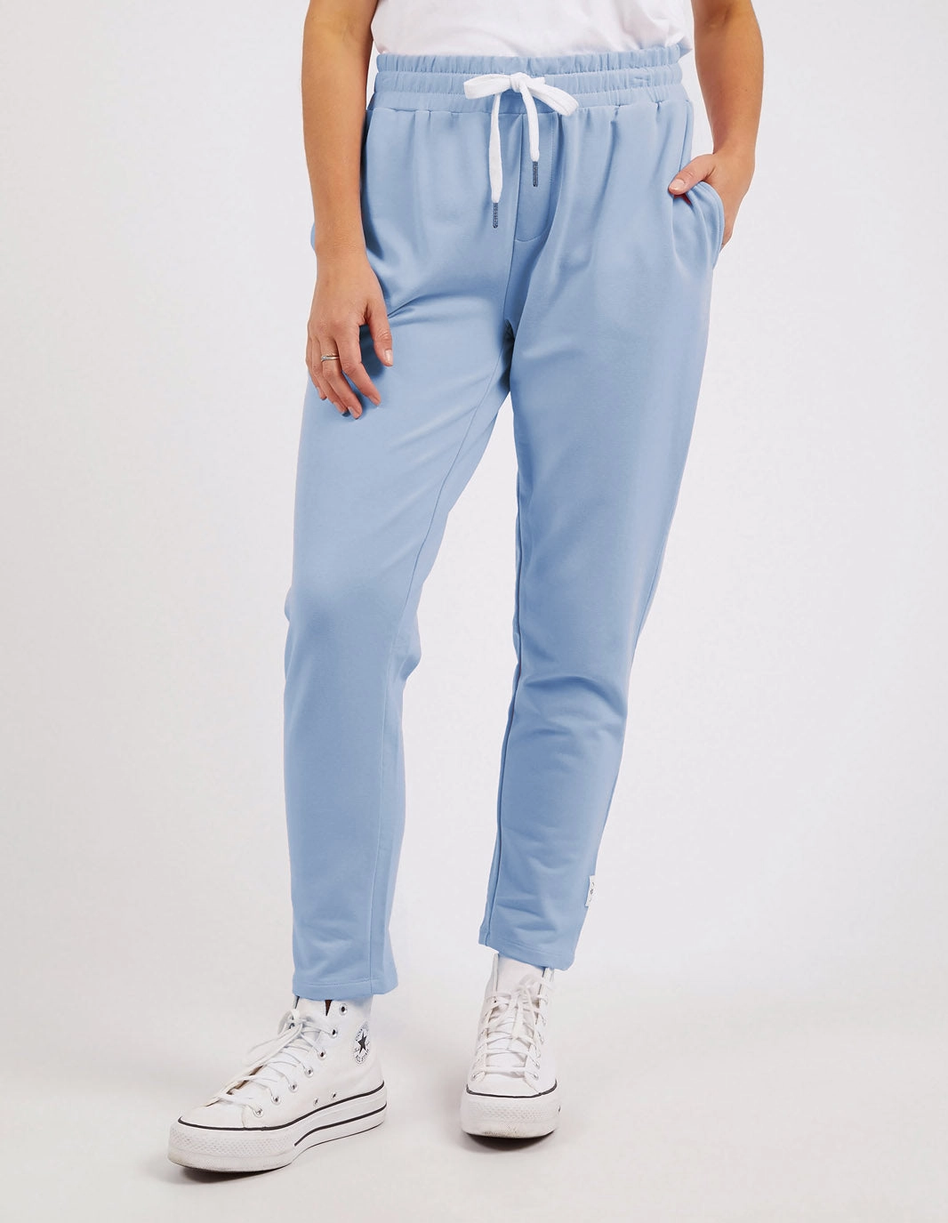 The Lobby Pant - Steel Blue Polished Look