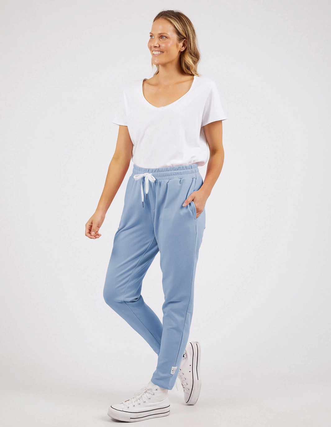 The Lobby Pant - Steel Blue Classic Design