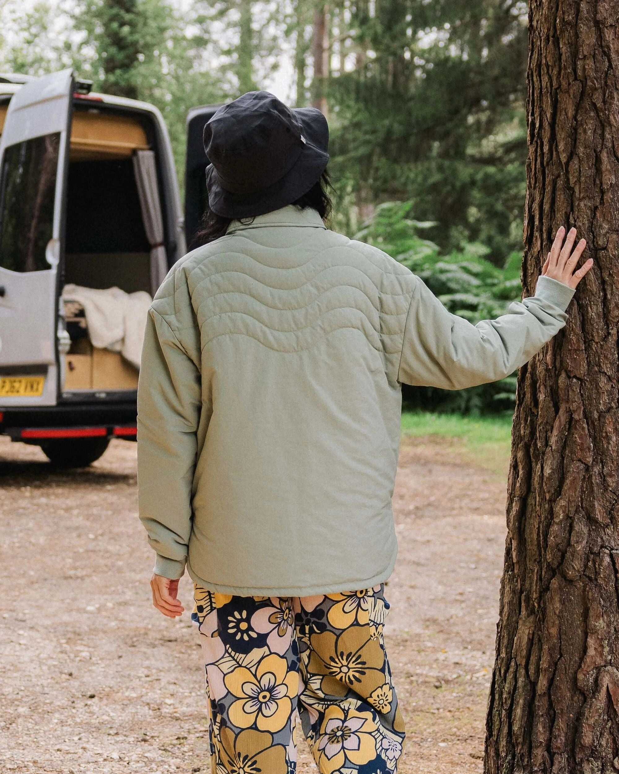 Fit For Daily Stitched Look Tasi Recycled Insulated Jacket - Pistachio