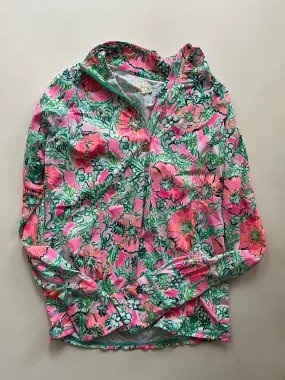 Comfortable fit anti slip grip Athletic Jacket By Lilly Pulitzer In Multi-colored, Size: Xs