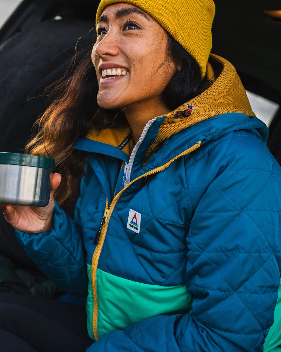 Singletrack Recycled Thermore? Insulated Jacket - Corsair Blue/ Jungle Green Urban Edge Relaxed Layers