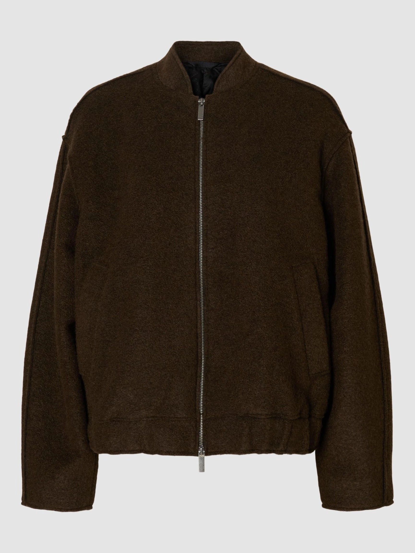 No Smell Weather Smart Look SELECTED Reign Bomber Jacket in Delicioso