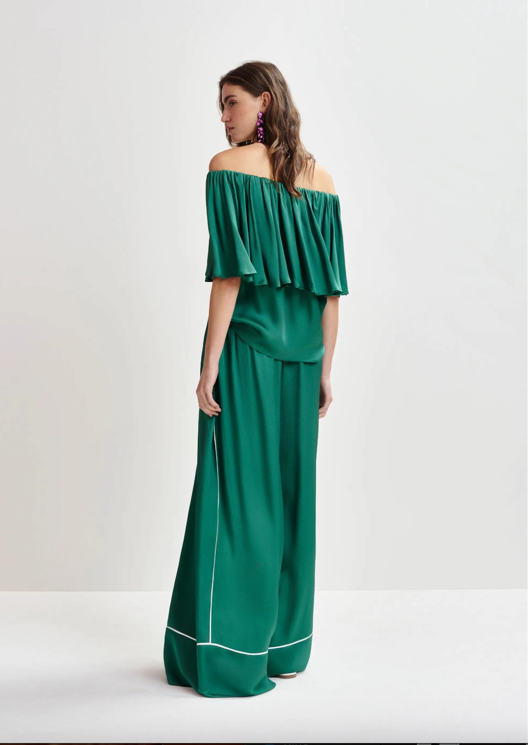Fitted Style SecureClosureSystem Essentiel Antwerp Hontgomery Wide Pants in Madison Blue