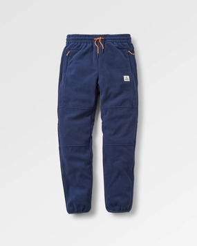Weekend Adventure Set Off Recycled Polar Fleece Jogger - Rich Navy