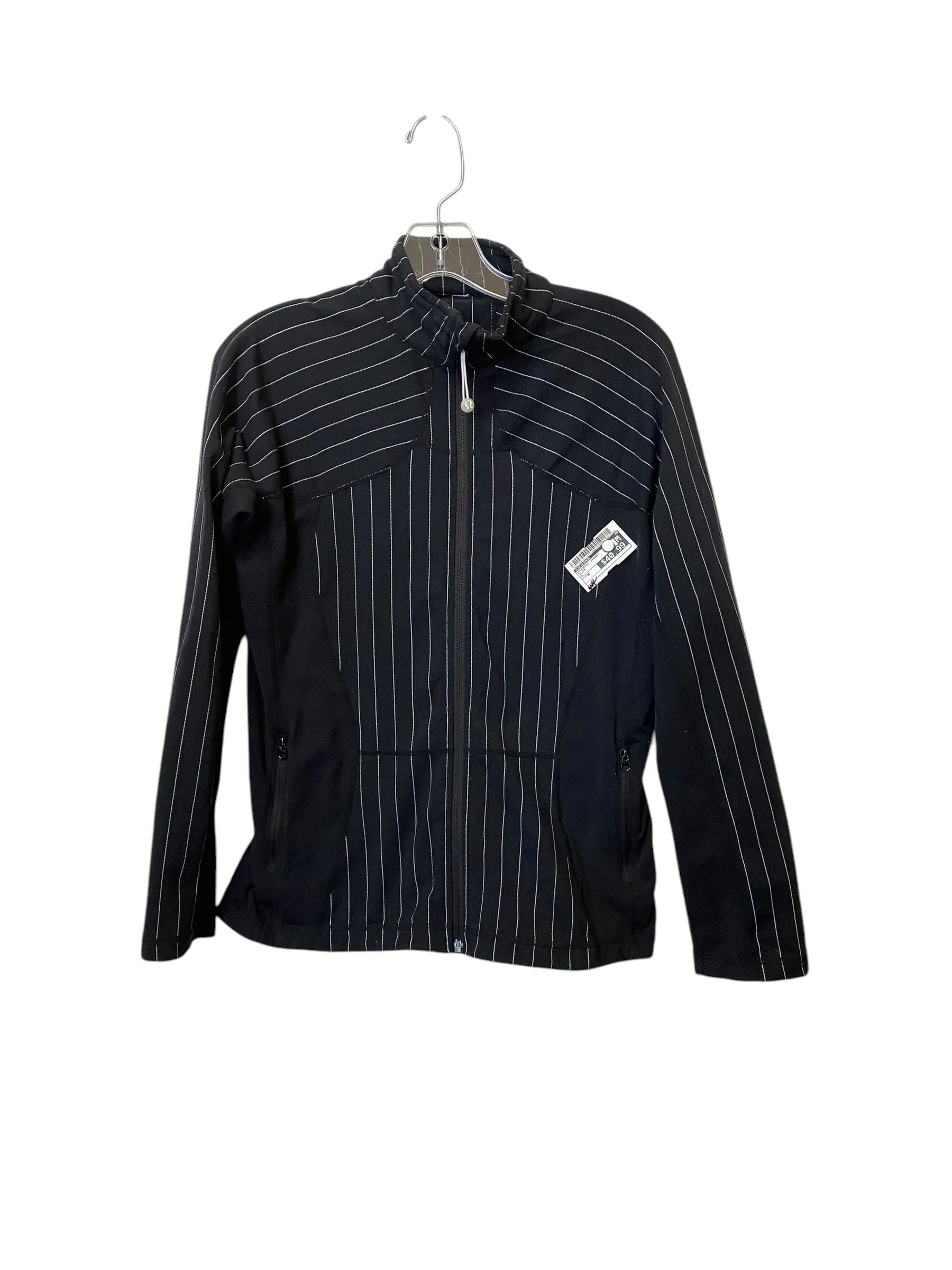 Athletic Jacket By Lululemon In Black, Size: M Thermal Insulated