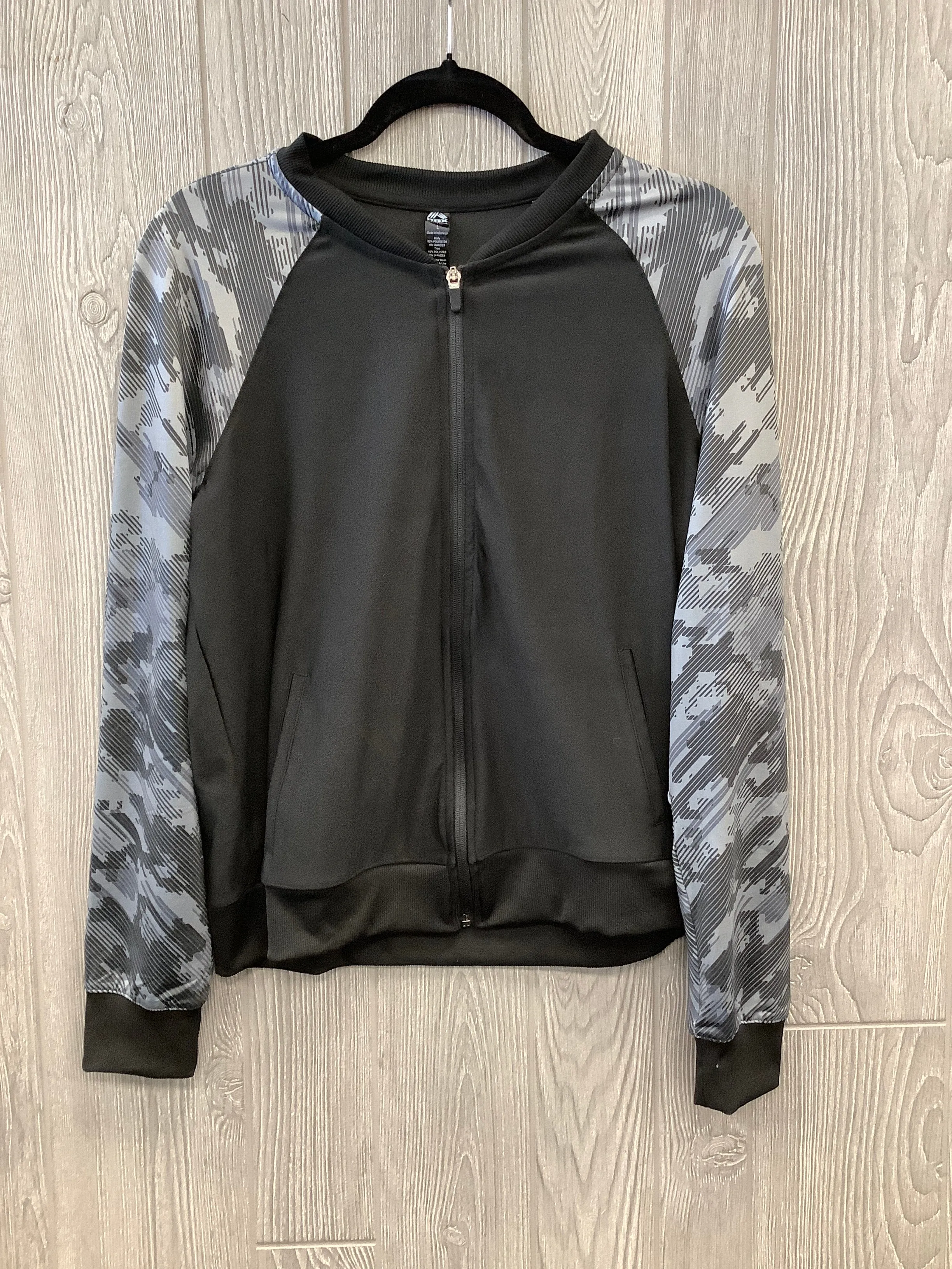 Athletic Jacket By Rbx In Black, Size: L Weather Smart Look