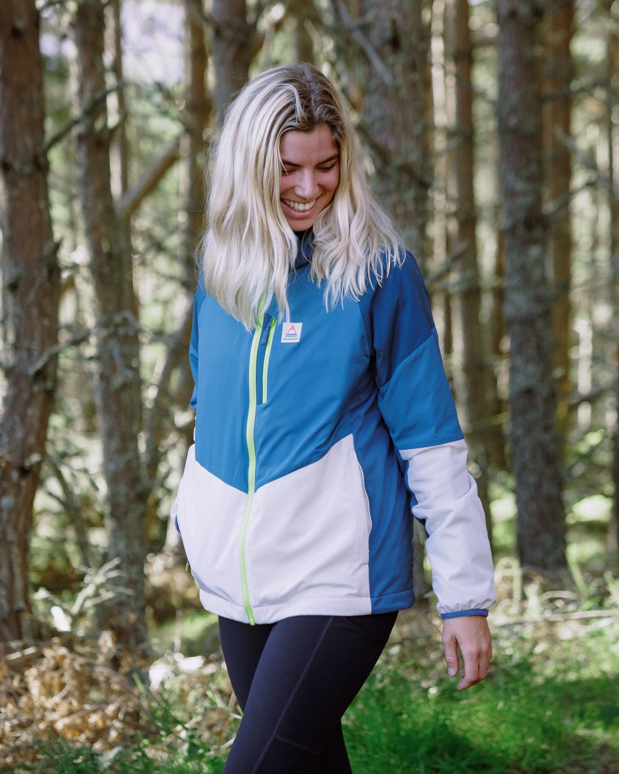 Lightweight Windbreaker Tech Shasta Lightweight Recycled Thermore? Insulated Jacket - Tidal Blue/Blue Steel/Birch
