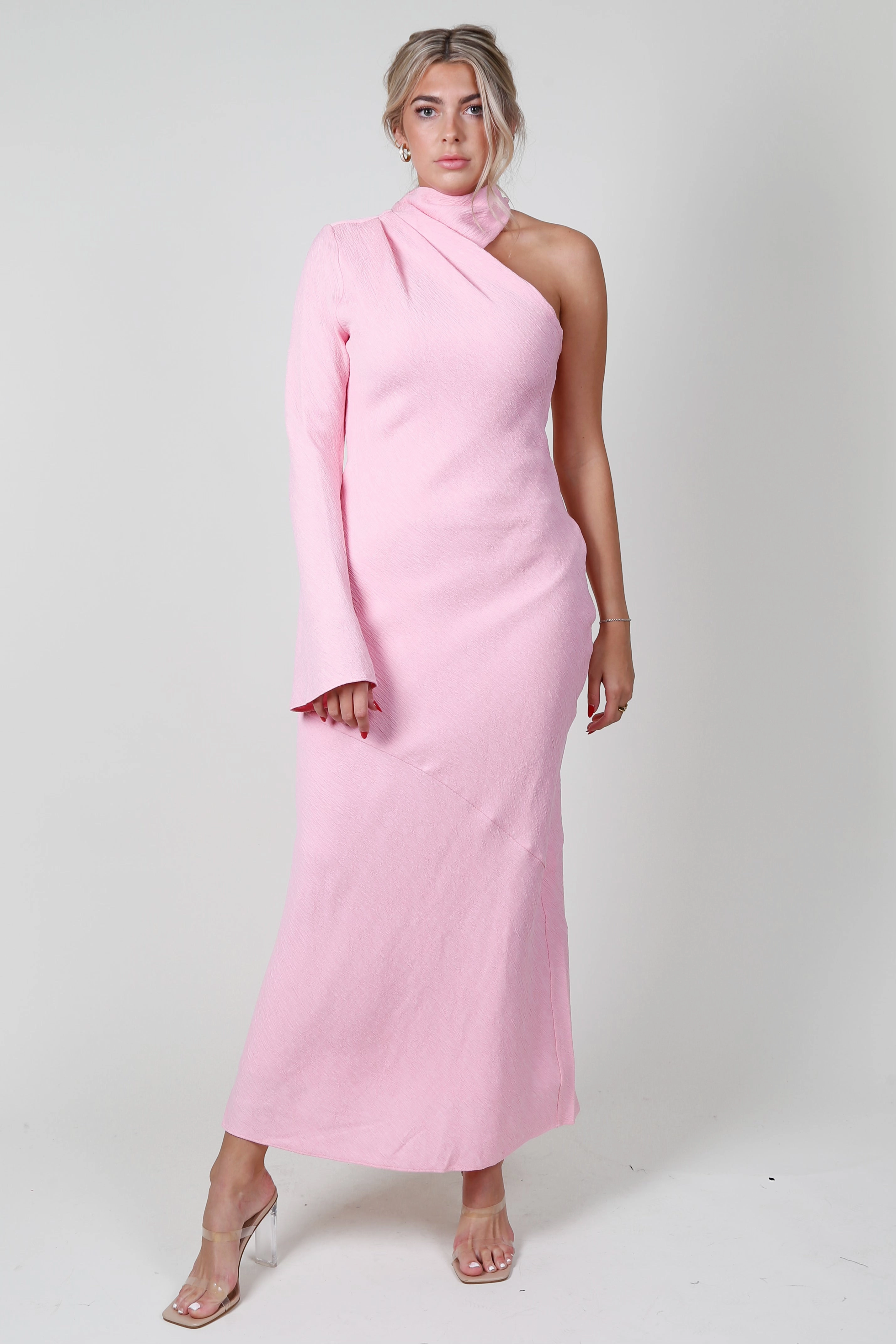Versatile Comfort Wear Chill Lines SIGNIFICANT OTHER | Eryn Maxi Dress - Wafer Pink