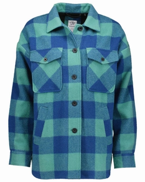 EcoFriendlyInsulation Swanndri Womens Harbourage Lite Wool Shacket