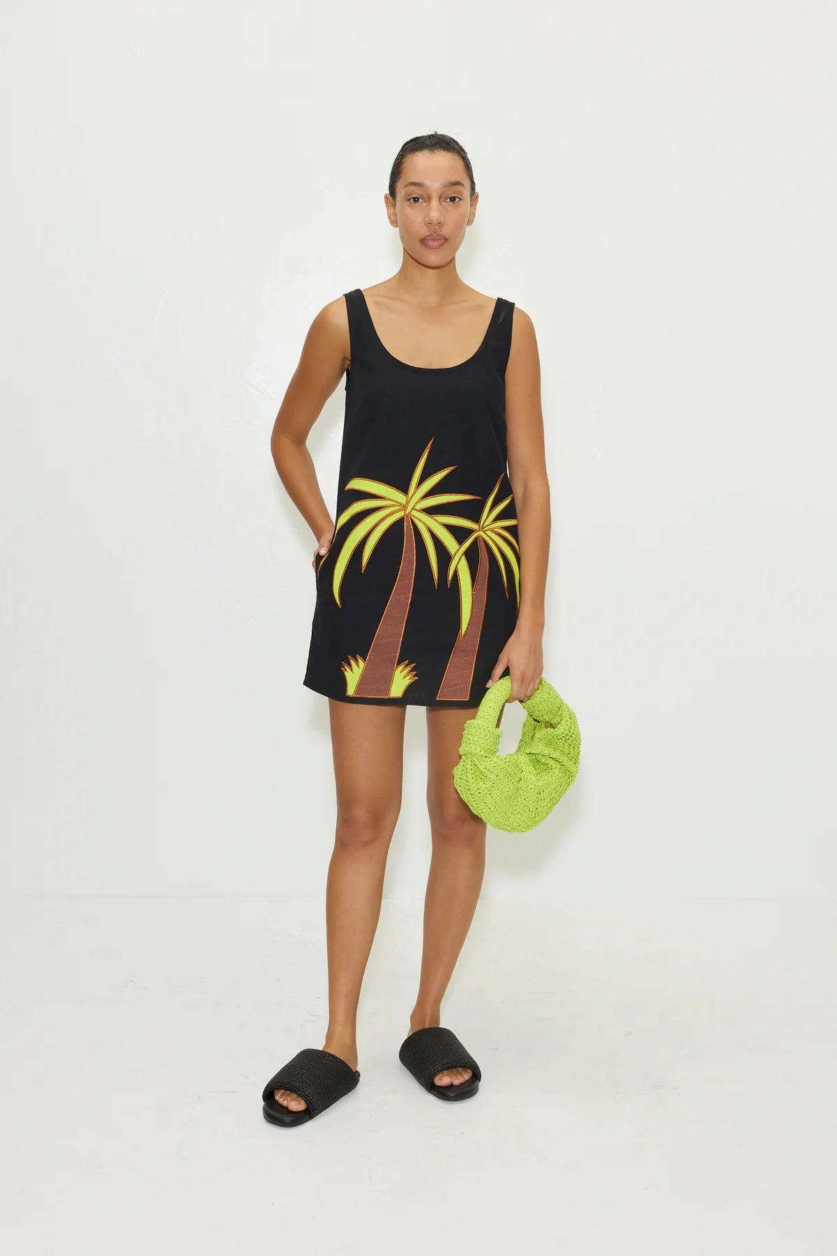 SIMON MILLER | Lita Linen Dress Structured-Shape