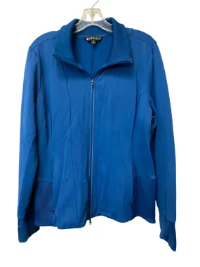ErgonomicFit FoldableStorageCapability Athletic Jacket By Athleta In Blue, Size: Xl