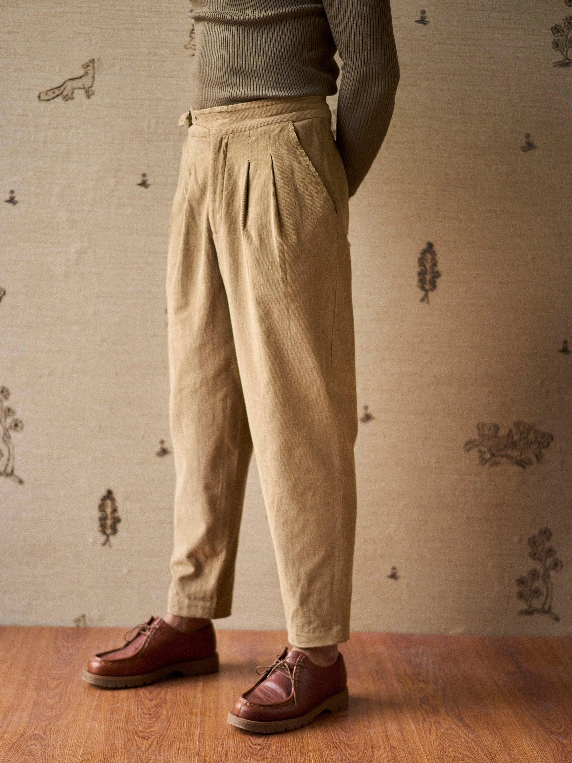 Bootcut shape Easy Match Overlap Pants