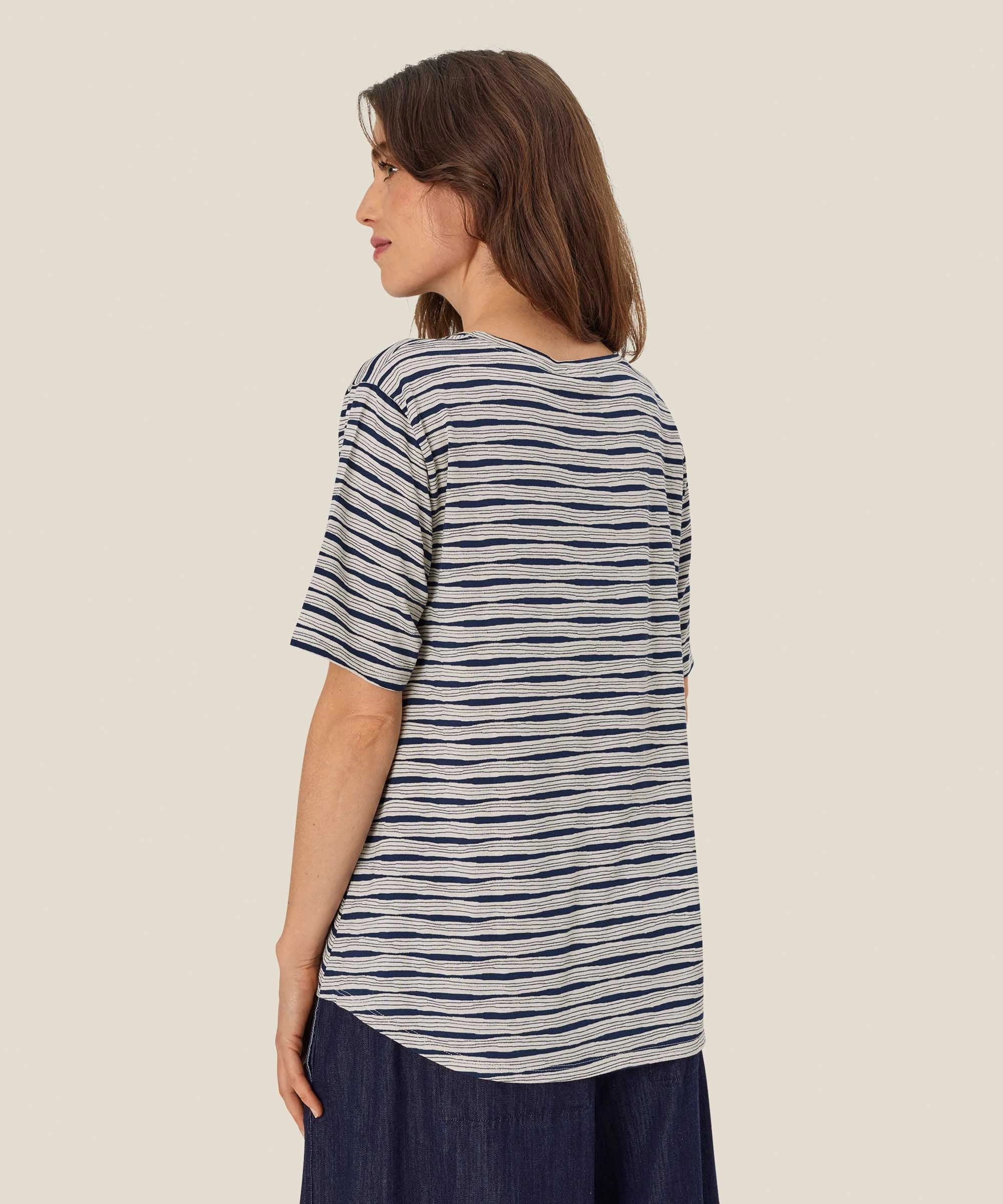 1010806 MaBadusa Top - Mood Indigo AbrasionResistant Fabric Microfiber texture