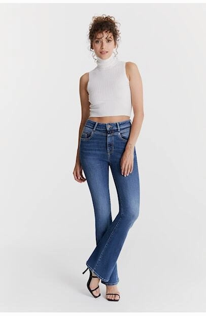 Matilda - Pant - Sapphire Blue - L30 Casual Must-Have Tagless label