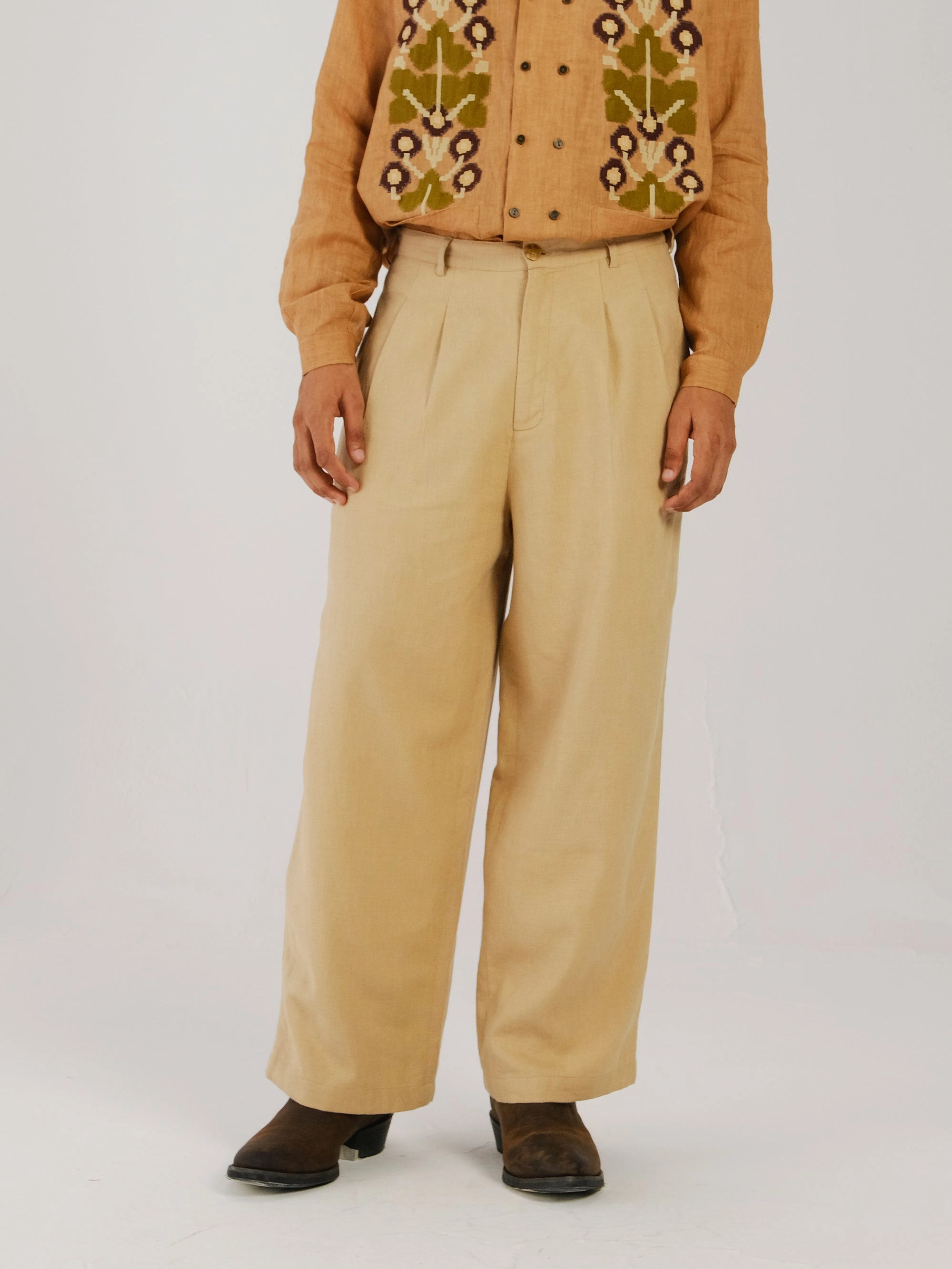 Double Pleat Pant Fit Comfort