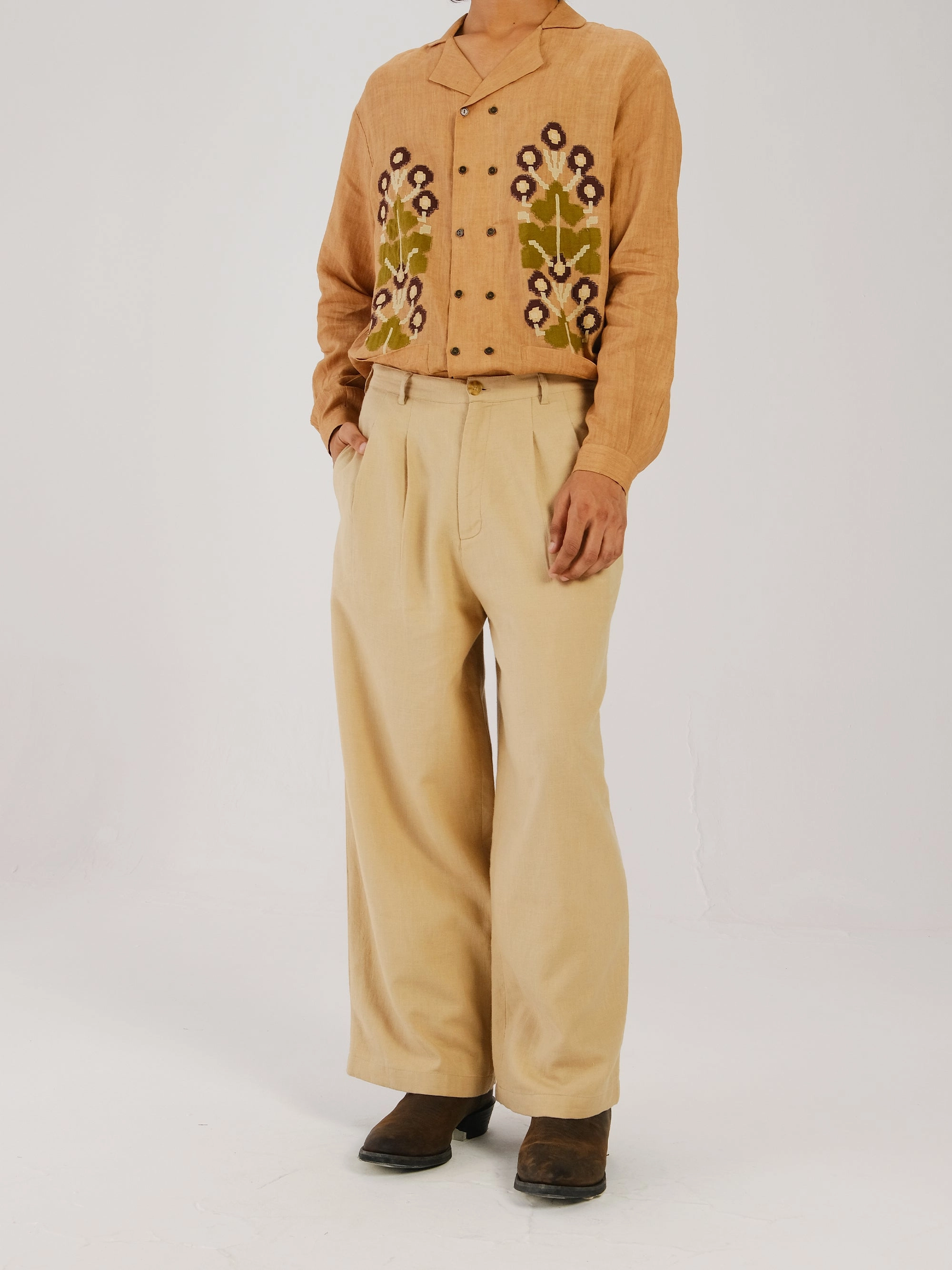 Casual Active All Day Fit Double Pleat Pant