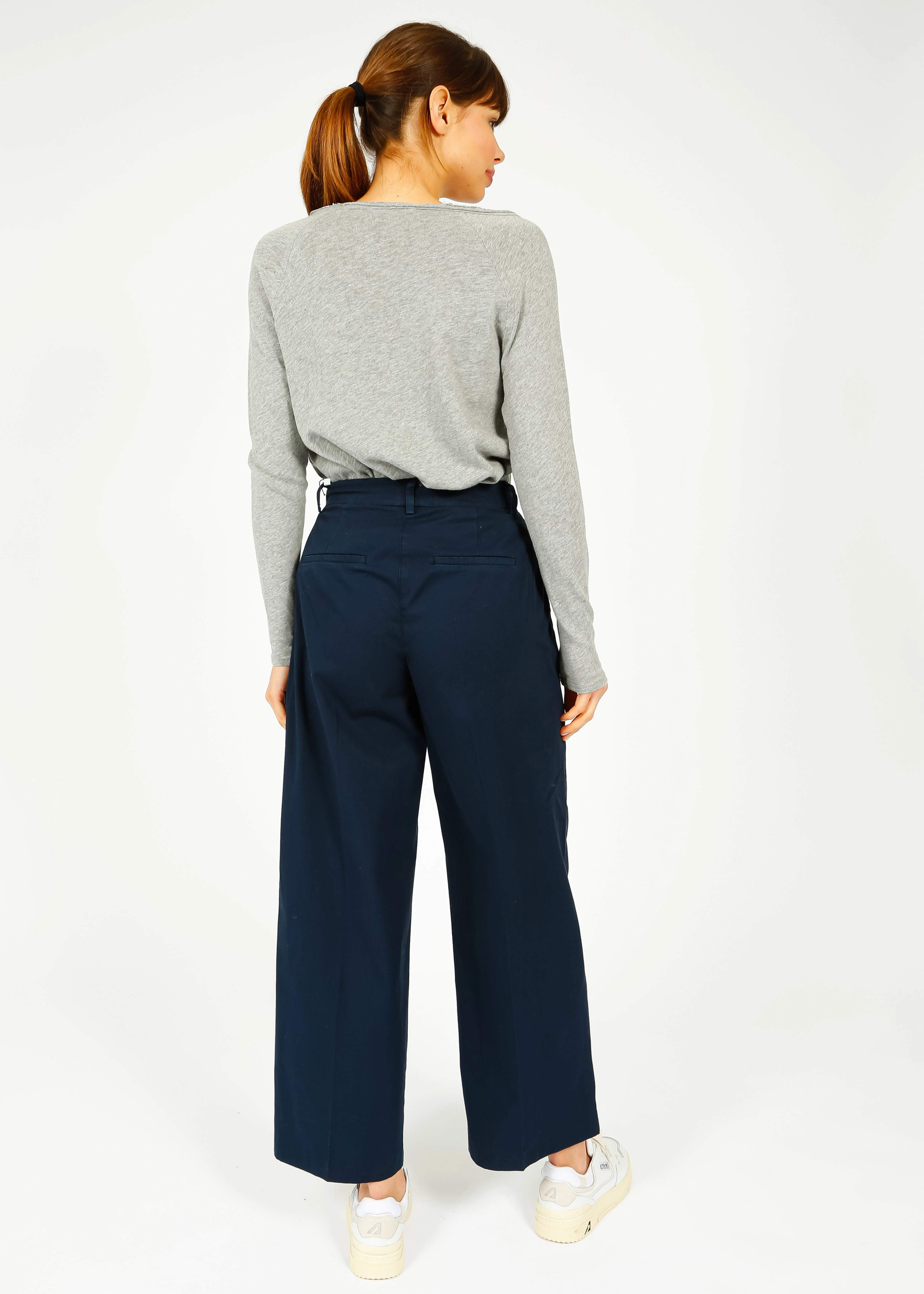 SLF Merla Wide Pant in Dark Sapphire Utility pocket