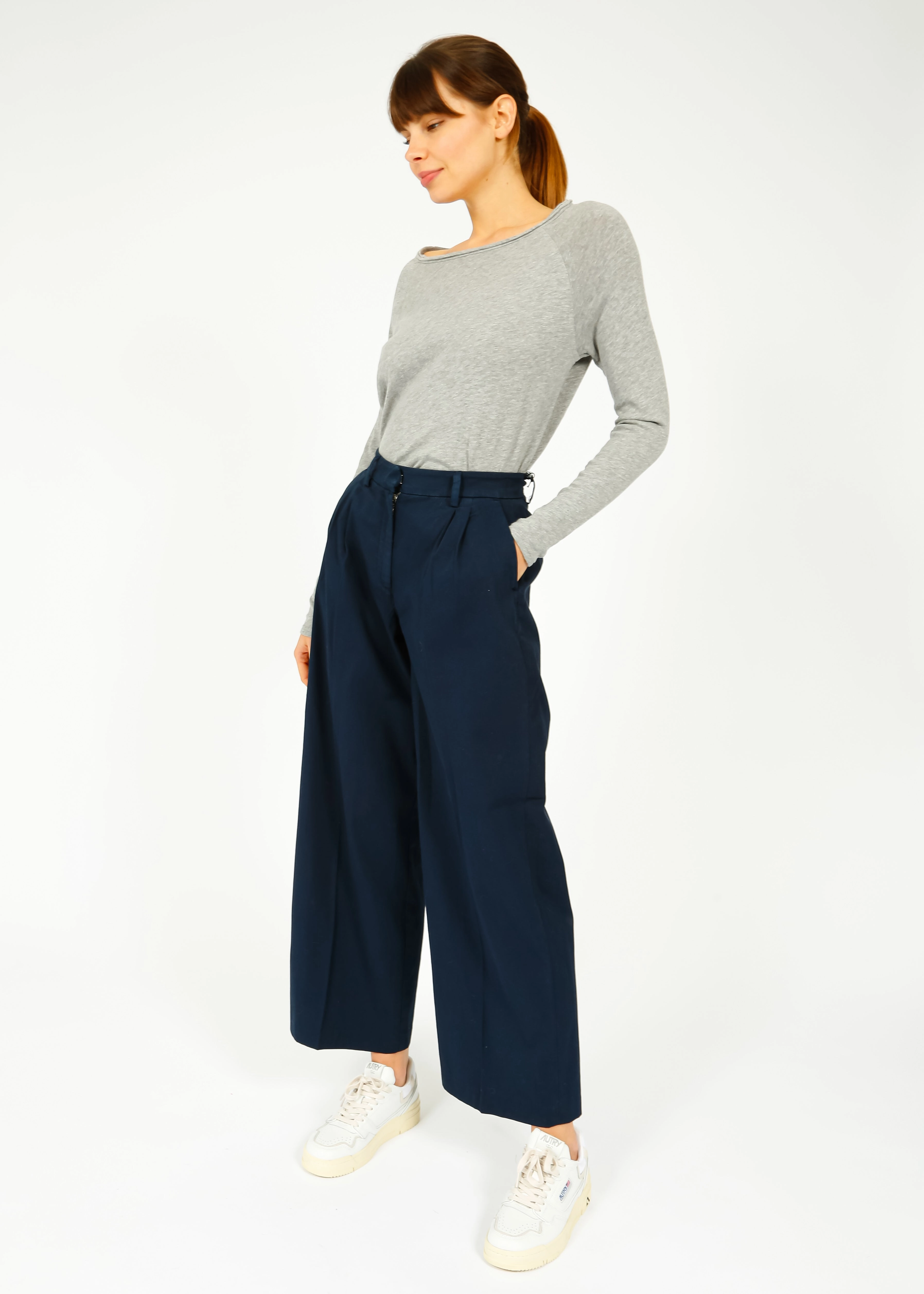 SLF Merla Wide Pant in Dark Sapphire Relax Fit