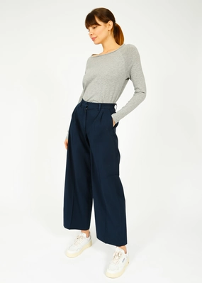 SLF Merla Wide Pant in Dark Sapphire Relax Fit