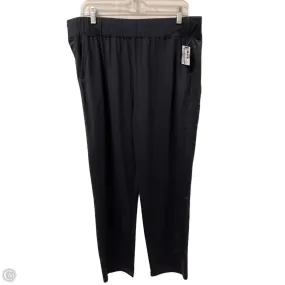 Athletic Pants By Clothes Mentor In Black, Size: Xl Soft Stretch Freedom Motion