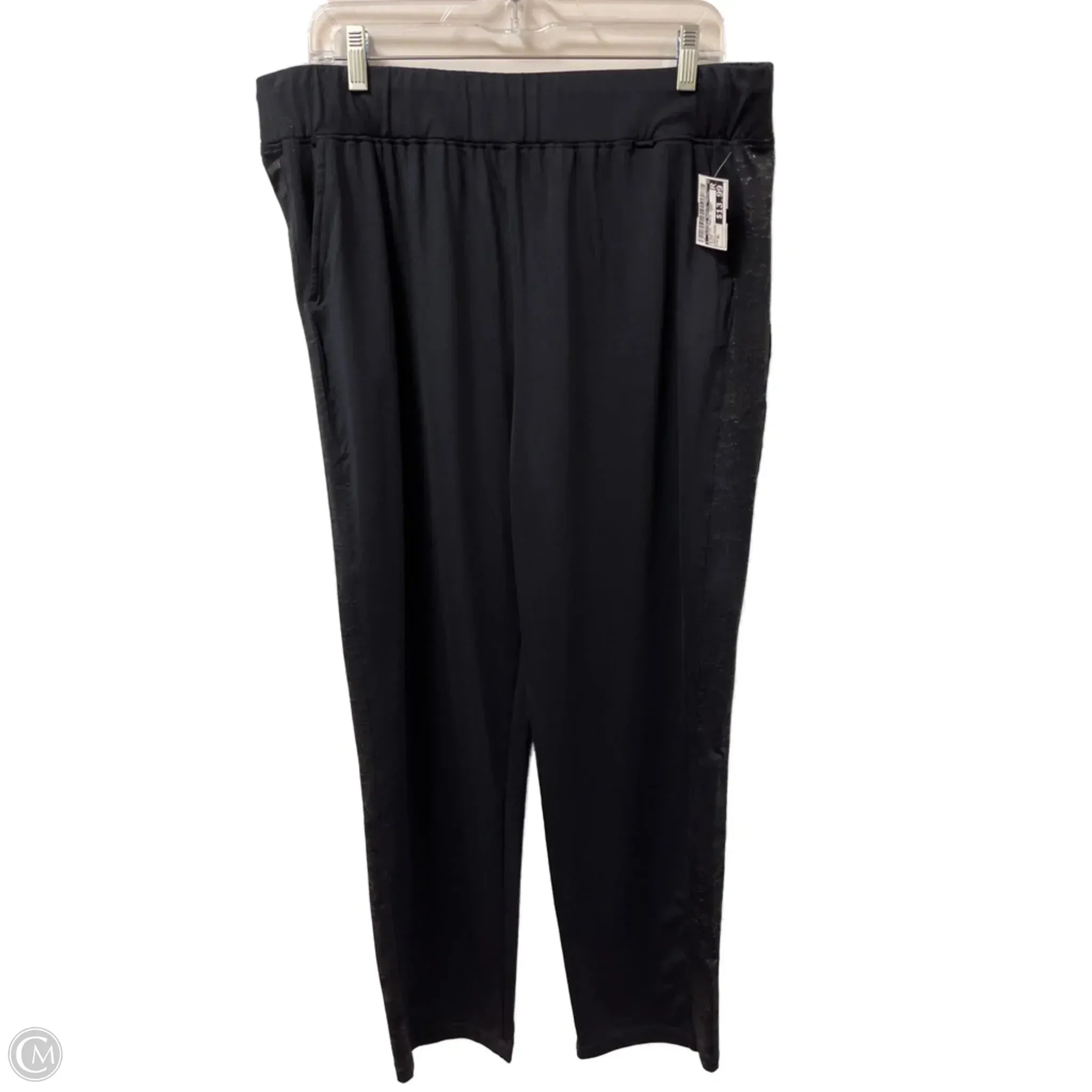 Athletic Pants By Clothes Mentor In Black, Size: Xl Soft Stretch Freedom Motion