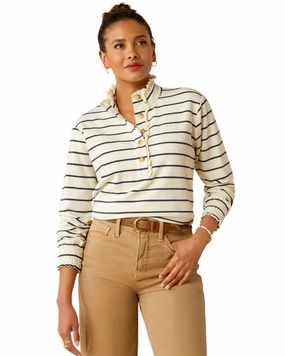 Chambray Ariat Womens Hollingworth Sweatshirt